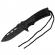 Briceag de vanatoare ideallstore®, silent future, otel inoxidabil, 21 cm, negru