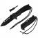 Briceag de vanatoare ideallstore®, silent future, otel inoxidabil, 21 cm, negru