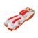 Masinuta dubla care se separa ideallstore®, split speeders, future wing, plastic, cu magnet, 9.5 cm, alb