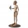 Figurina articulata gollum ideallstore®, unique smeagol, editie de colectie, 18 cm, stativ inclus