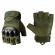 Manusi tactice militare ideallstore®, total survivor, protectii articulate, nylon, marime l, kaki