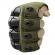 Manusi tactice militare ideallstore®, total survivor, protectii articulate, nylon, marime l, kaki