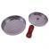 Presa manuala pentru burgeri ideallstore®, exquisite chef, aluminiu, 11.5 cm, argintiu