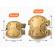 Set de protectie depox®, tactical gear, genunchiere si cotiere, nylon, marime universala, bej