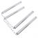 Set doua nunceaguri ideallstore®, training helper, de antrenament, otel, 27 cm, argintiu