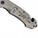 Briceag de vanatoare full metalic ideallstore®, future adventure, otel inoxidabil, 23 cm, argintiu