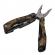 Cleste multifunctional ideallstore®, survival gear, otel inoxidabil, 10 functii, 22 cm, camuflaj, husa inclusa