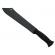 Maceta de vanatoare ideallstore®, survival instinct, 45 cm, otel inoxidabil, negru, teaca inclusa