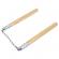 Set maceta de vanatoare ideallstore®, knife of mind, otel inoxidabil, argintie, 46 cm si nunceag lemn