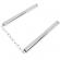 Set maceta de vanatoare ideallstore®, knife of mind, otel inoxidabil, argintie, 46 cm si nunceag metalic