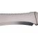 Set maceta de vanatoare ideallstore®, knife of mind, otel inoxidabil, argintie, 46 cm si nunceag metalic