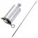 Baston extensibil automat autoaparare ideallstore®, training turf, metal, 145 cm, argintiu