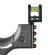 Set prastie laser ideallstore®, sling king, plastic, 11.5 cm, boloboc, argintiu si 100 bile de 6 mm