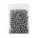 Set prastie metalica ideallstore®, sling king, snur, negru, 15 cm si bile de 6 mm