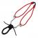 Set prastie metalica ideallstore®, sling king, snur, negru, 15 cm si bile de 6 mm