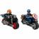 Lego super heroes motocicletele lui black widow si captain america 76260