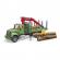 Camion lemne mack granite cu macara de incarcare, graifer si 3 busteni bruder