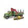 Camion lemne mack granite cu macara de incarcare, graifer si 3 busteni bruder