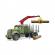Camion lemne mack granite cu macara de incarcare, graifer si 3 busteni bruder