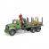 Camion lemne mack granite cu macara de incarcare, graifer si 3 busteni bruder