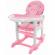 Scaun de masa 3 in 1 ecotoys hc-223 roz