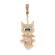 Jucarie muzicala 4baby music toy vulpe maro/bej
