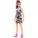 Papusa barbie fashionistas satena cu rochie cu imprimeu floral