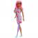 Papusa barbie fashionista cu par roz si picior protetic