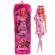 Papusa barbie fashionista cu par roz si picior protetic