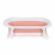 Cadita de baie cu dop de scurgere ecotoys ha-b27 - roz