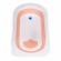 Cadita de baie cu dop de scurgere ecotoys ha-b27 - roz