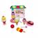Set de joaca 25 piese din lemn pentru inghetata lelin l40105
