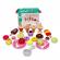 Set de joaca 25 piese din lemn pentru inghetata lelin l40105