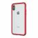Husa protectie iphone xs max magnetica, din sticla securizata, 360 grade, gonga® rosu