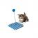 Jucarie interactiva pentru pisici, 15x15, gonga® albastru