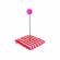 Jucarie interactiva pentru pisici, 15x15, gonga® roz