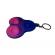 Jucarie antistres, pop it, breloc, silicon, triunghi, 8 cm, multicolor