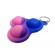 Jucarie antistres, pop it, breloc, silicon, triunghi, 8 cm, multicolor