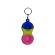 Set jucarii antistres, pop it, breloc, silicon, 8 cm, tricolor