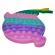 Jucaria antistres, pop it grand, model delfin, 41 cm, multicolor