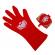 Set costum eroi in pijamale si accesorii ideallstore®, bufnita amaya, marimea m, 5-7 ani, rosu