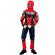 Set costum iron spiderman ideallstore®, new era, marimea m, 5-7 ani, rosu