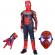 Set costum iron spiderman ideallstore®, new era, rosu, 3-5 ani, manusa cu ventuze si masca led