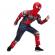 Set costum iron spiderman ideallstore®, new era, rosu, 5-7 ani, manusa cu discuri si masca led