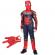 Set costum iron spiderman ideallstore®, new era, rosu, marimea 3-5 ani, manusa cu discuri inclusa