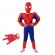 Set costum clasic spiderman cu muschi ideallstore®, 7-9 ani, 120-130 cm, rosu si manusa cu discuri