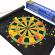 Tabla magnetica de darts, 47 cm, textil, neagra