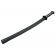 Sabie de jucarie ideallstore®, ninja warrior, plastic, led, sunete, 67 cm, negru