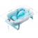 Cadita pliabila cu termometru si suport anatomic genua premium blue