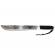 Maceta de vanatoare ideallstore®, eagle knife, 49.5 cm, otel inoxidabil, argintiu, teaca inclusa